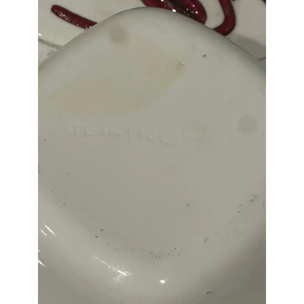 Vintage ATLANTIC MOLD Casserole Dish Lobster Sculpture Handle Art Lid 1983